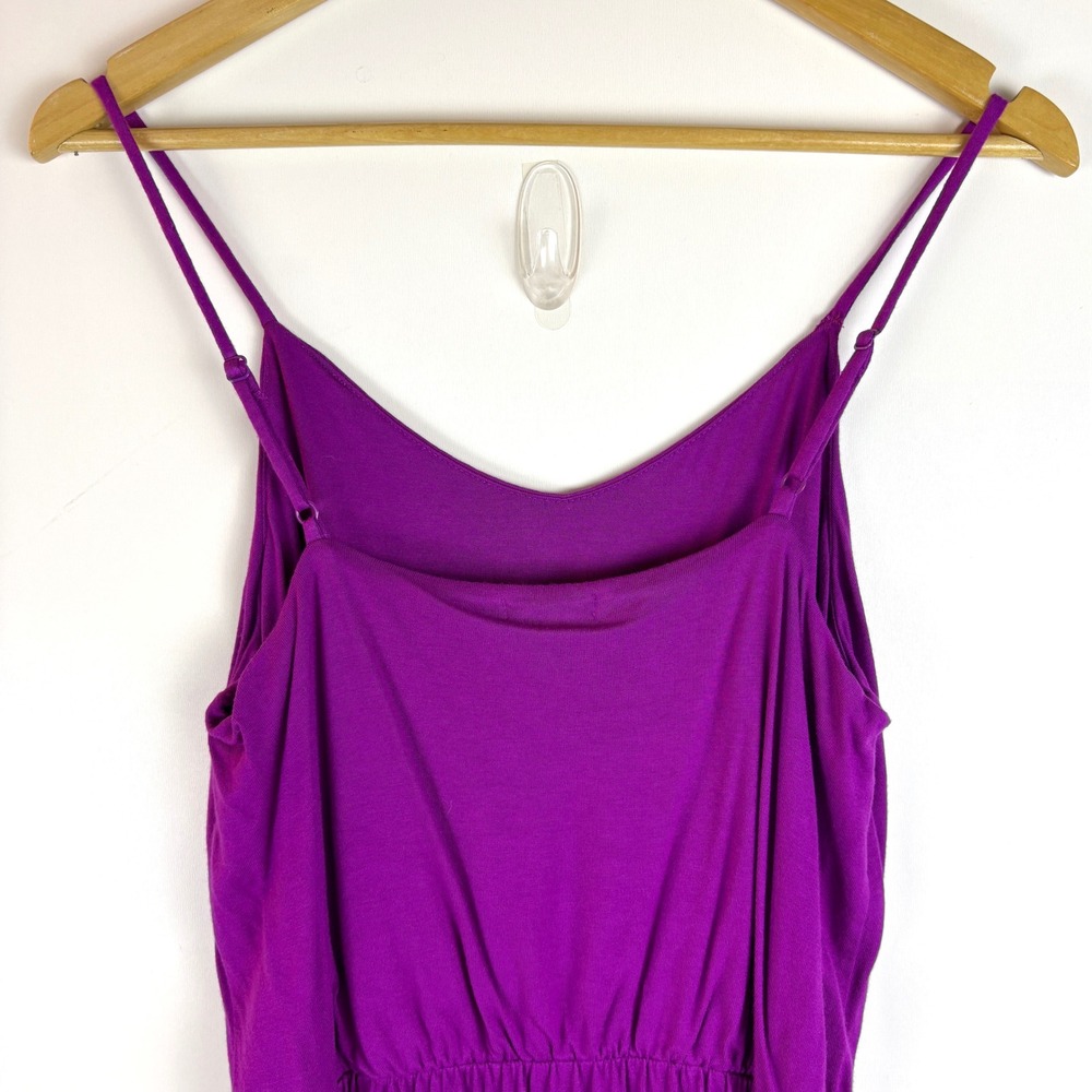 Gap Womens Purple Rayon Maxi Dress Sleeveless Elastic Waist Size S RN54023 - Picture 4 of 7